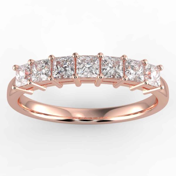 1ct 7 stone diamond anniversary ring