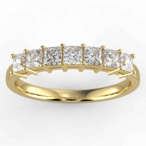 1ct 7 stone diamond anniversary ring