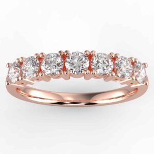 1 3/5ct 7 stone round diamond anniversary ring