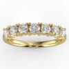 1 3/5ct 7 stone round diamond anniversary ring
