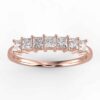 1ct princess diamond 7 stone anniversary band
