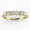 1ct princess diamond 7 stone anniversary band