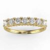 2ct 7 stone diamond anniversary band in 14k