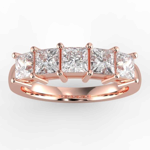 1 carat diamond anniversary ring in your choice of metal.