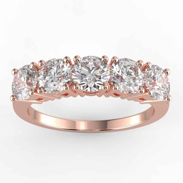 1 5/8 carat diamond anniversary ring in your choice of metal.