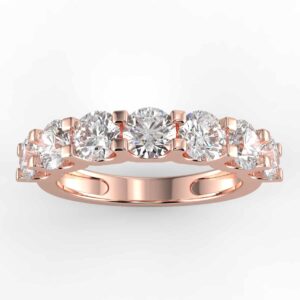 1 1/3ct 7 stone diamond anniversary ring