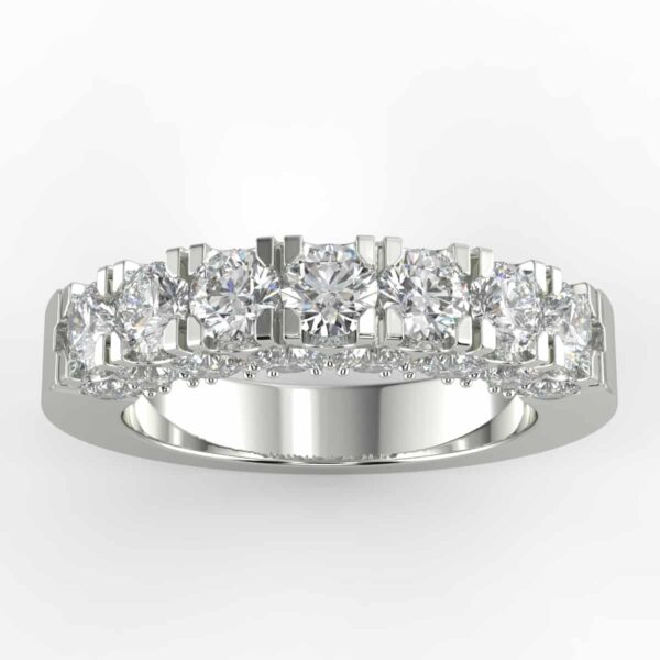 2 carat diamond anniversary ring