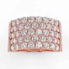 3 carat diamond anniversary ring in your choice of metal.