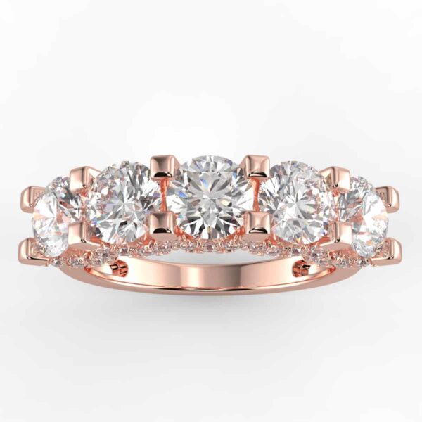 2 4/5ct diamond anniversary ring