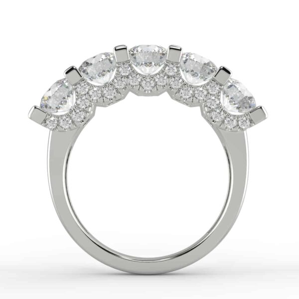 2 4/5ct diamond anniversary ring