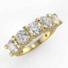 2 4/5ct diamond anniversary ring