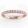 1/4 carat diamond anniversary ring in your choice of metal.