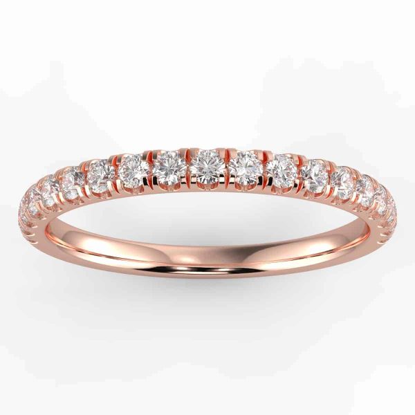 1/4 carat diamond anniversary ring in your choice of metal.