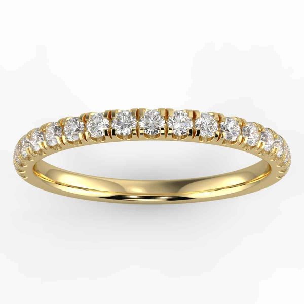 1/4 carat diamond anniversary ring in your choice of metal.