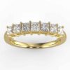 1/2ct 7 stone princess diamond anniversary band