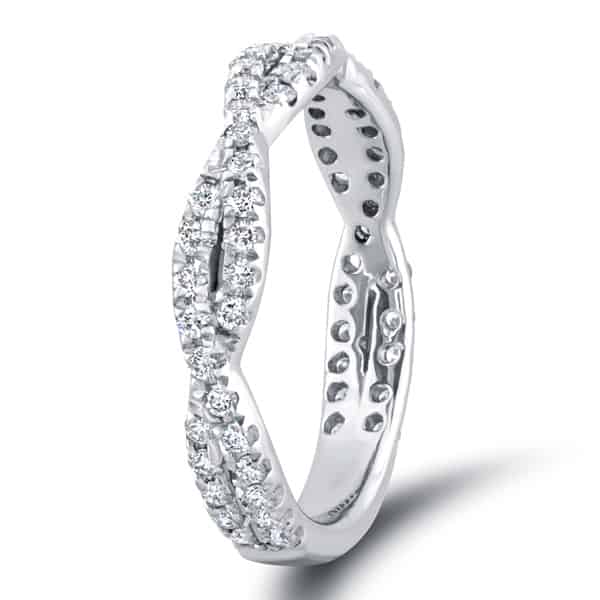 2/5ct diamond anniversary band