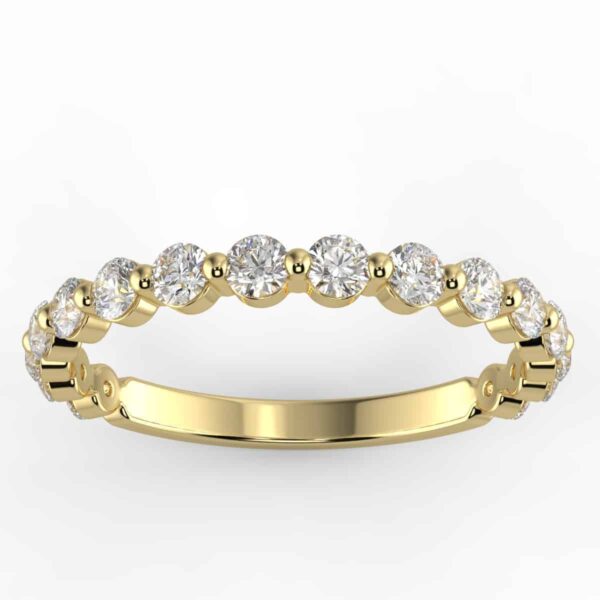 diamond stackable anniversary band
