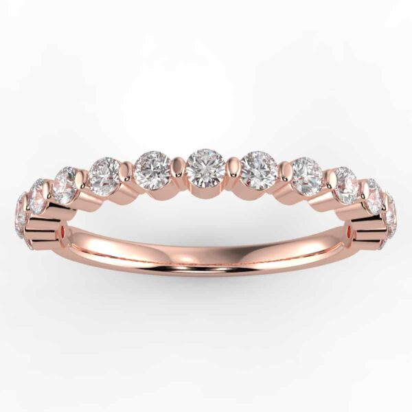 diamond stackable anniversary band