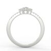 3 stone diamond ring 1/5 ct