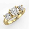 2ct 3 stone diamond ring