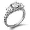 3 stone diamond ring