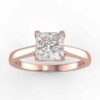 solitaire mount in 14k gold