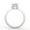 solitaire mount in 14k gold