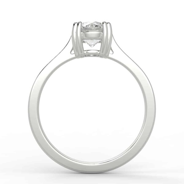 solitaire mount in 14k gold