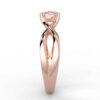 solitaire mount in 14k gold