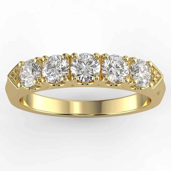 1/2 carat diamond anniversary ring