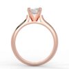 solitaire mount in 14k gold