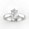 solitaire mount in 14k gold