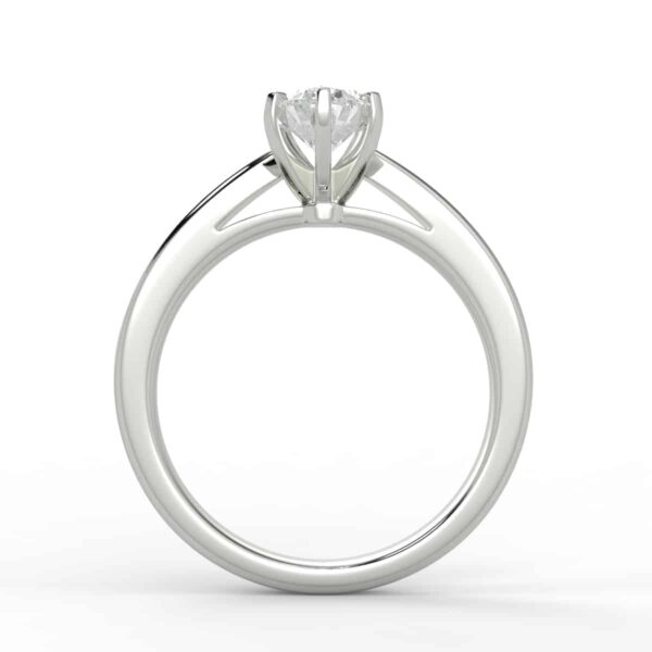solitaire mount in 14k gold