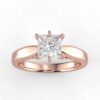solitaire mount in 14k gold