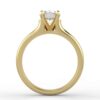 solitaire mount in 14k gold