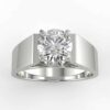 solitaire mount in 14k gold