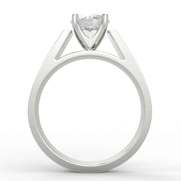 solitaire mount in 14k gold