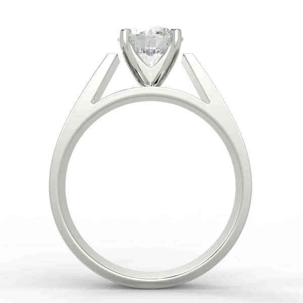 solitaire mount in 14k gold