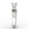 solitaire mount in 14k gold