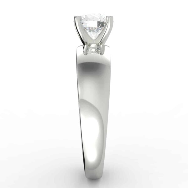 solitaire mount in 14k gold