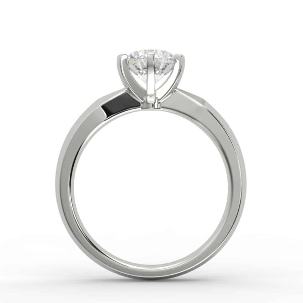 solitaire mount in 14k gold