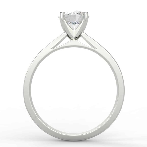 solitaire mount in 14k gold