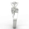 solitaire mount in 14k gold