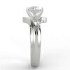solitaire mount in 14k gold