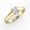 solitaire mount in 14k gold