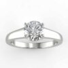 solitaire mount in 14k gold
