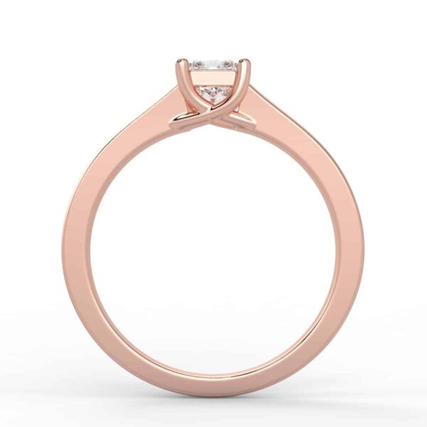 solitaire mount in 14k gold