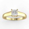 solitaire mount in 14k gold