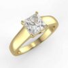 solitaire mount in 14k gold