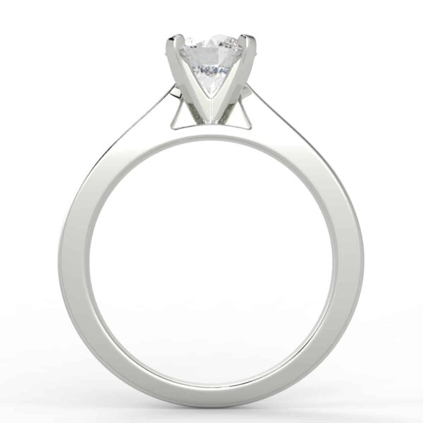 solitaire mount in 14k gold